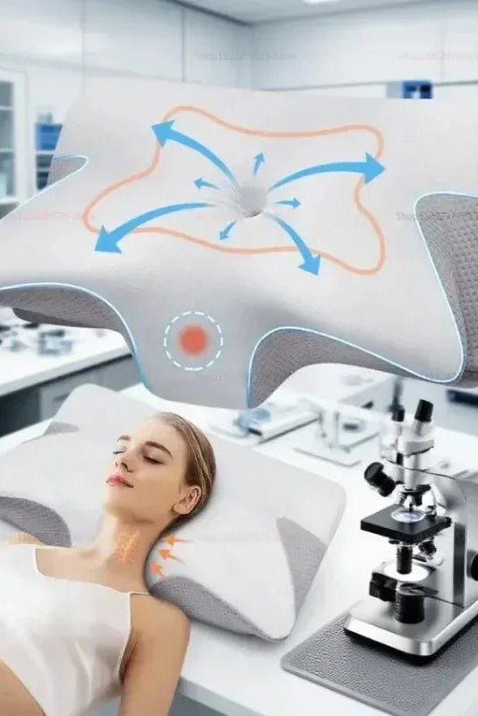 SILVORA CerviSleep Ergonomic Neck Pillow